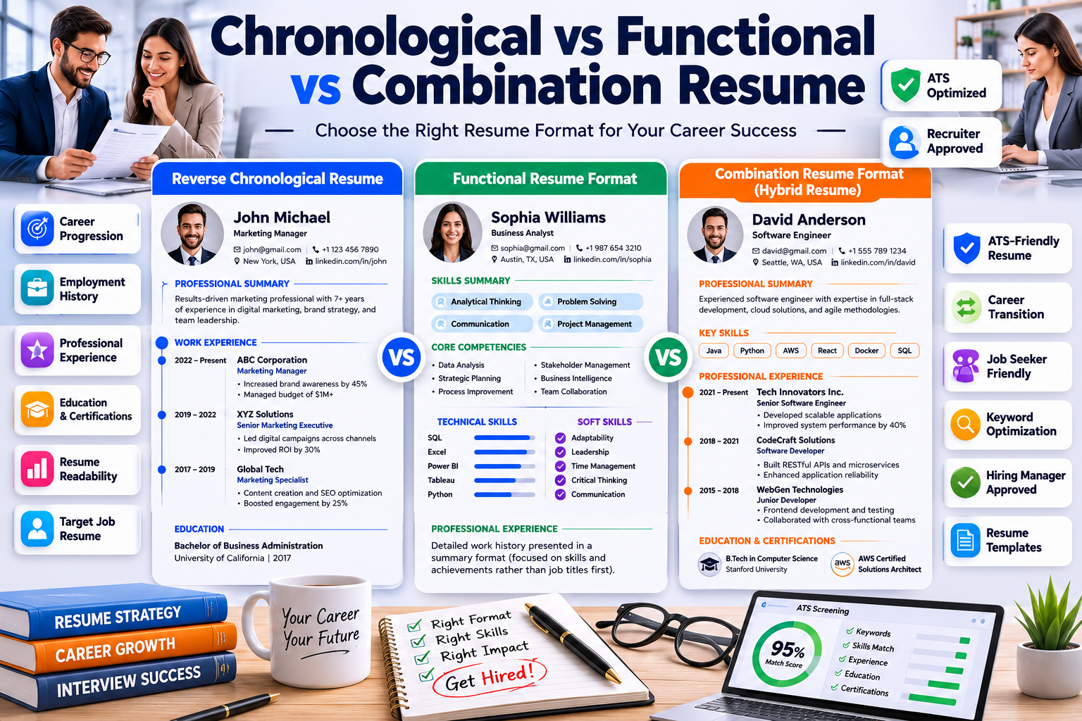 Chronological vs Functional vs Combination Resume